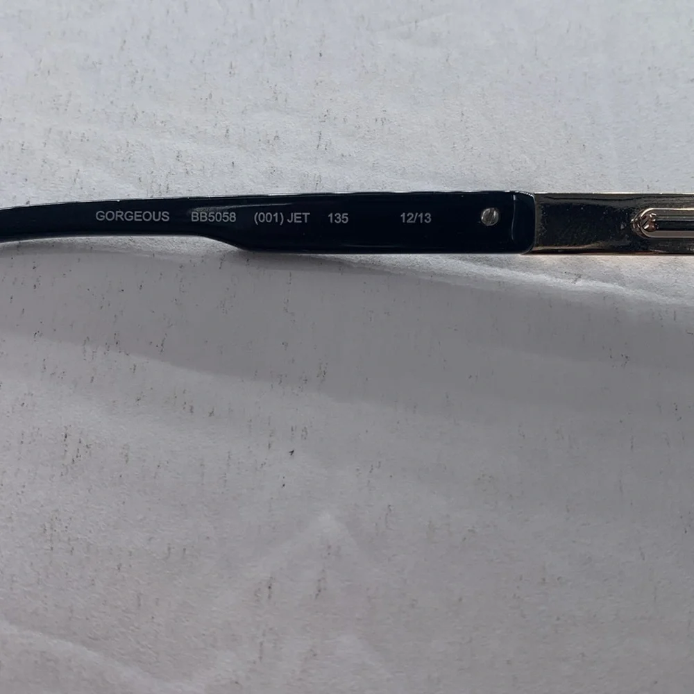 Bebe BB5058 GORGEOUS (001) Jet Women's Eyeglasses Frames 135 12/13